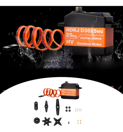 Servo Digital De Alto Par De 25 Kg Para 1/8 1/10 Rc Modelo