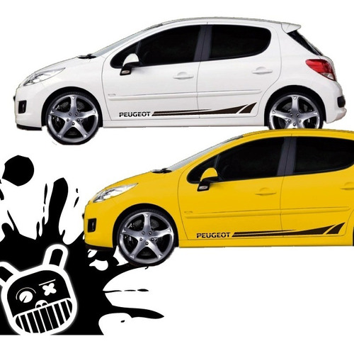 Calco, Ploteo Decorativo Lateral Shark Peugeot 207 !