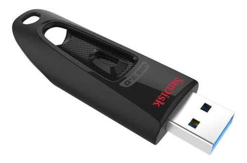 Memoria USB SanDisk Ultra 256GB 3.0 negro