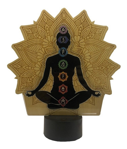 Velador Led Para Meditacion Zen, Yoga, Chakras. Excelente !