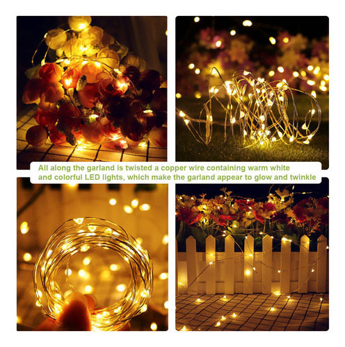 M String Light Christmas Plants Fake