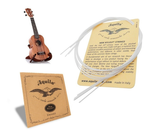 Encordado Cuerdas Aquila New Nylgut Para Ukelele Soprano Concierto Tenor