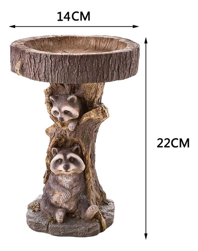 Alimentador De Resina Para Jardín, Baño De Pájaros,