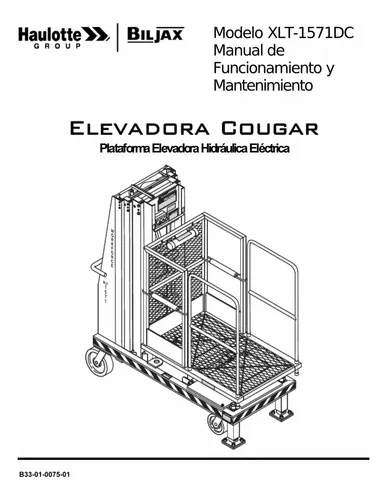 Plataforma Elevadora De Personas Bill Jax Xlt-1571 A 6mts