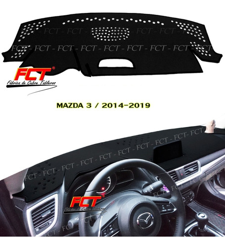 Cubre Tablero Mazda 3 2014 2015 2016 2017 2018 2019 Fct