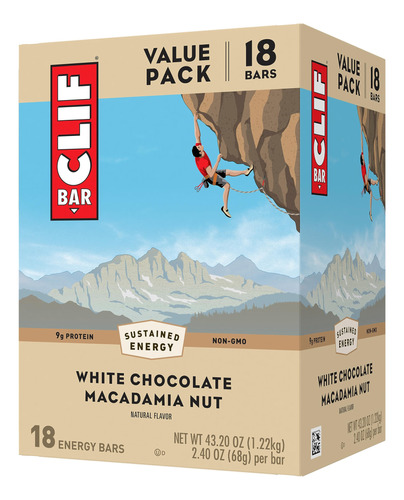 Clif Bar - Barras Energeticas, 160680, 18 Unidades, 1