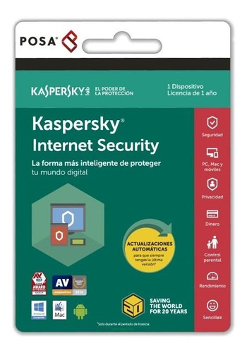 Ltc Licencia Original Antivirus Kaspersky Internet Security