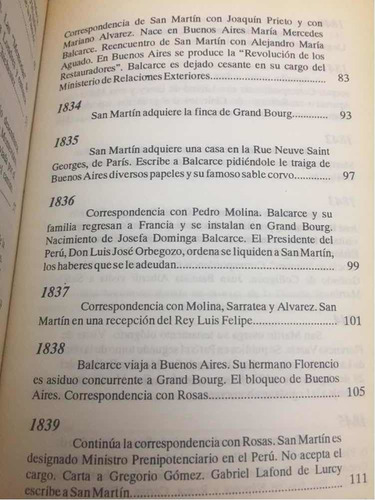 San Martín 1824-1850 Círculo Militar (Usado)