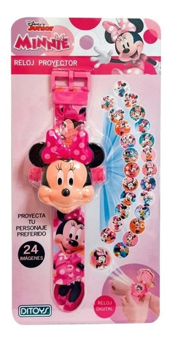 Minnie Watch Proyector Reloj Proyecta 24 Fotos Ditoys