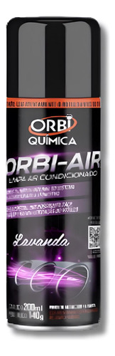 Higienizador De Ar Condicionado Orbi Spray Lavanda 200ml