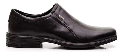 Zapato Social Masculino Pegada Cuero Confort Amortech Negro