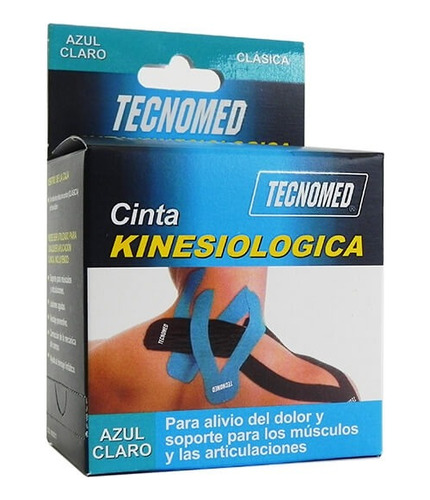 Cinta Elastica Tecnomed Rollo Negro 5mt