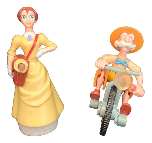 Figuras De Acción Tarzán Jane Porter Y Profesor Mcdonald's 