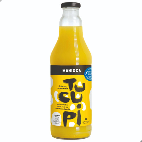 Tucupi Amarelo 1 L. 100% Natural. Sem Glúten E Vegano.