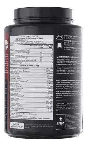 100% Whey Protein 900g Sabores - Dark Lab Sabor Chocolate Chocolate