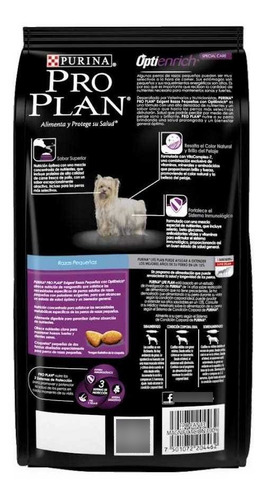 Alimento Perro Proplan Exigente Optienrich Raza Pequeña 3kg