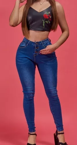 Colombianos Jeans Dama Mezclilla Mujer Moda 19 /j
