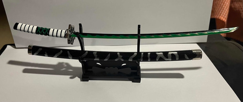 Espada Meltalica 25 Cms Demon Slayer Con Base