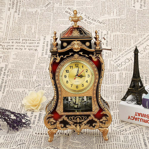 Mesa De Plástico Estilo Reloj Vintage Antique Home Hotel