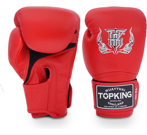 Guantes De Boxeo Top King 12 Oz Rojo