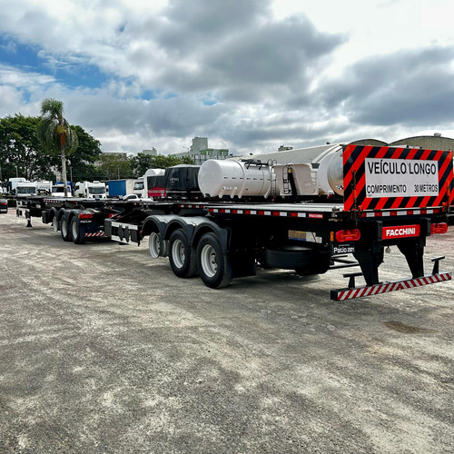 Carreta Porta Container Bitrenzão 30 Mts 12 Pinos -2024/2025
