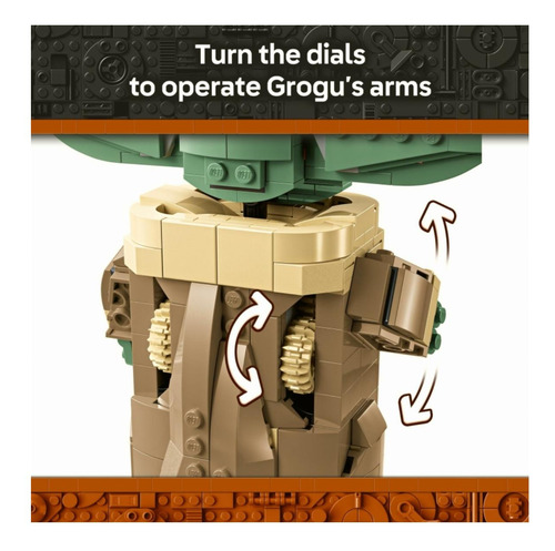 Lego Star Wars: The Mandalorian Grogu Con Coche Flotante