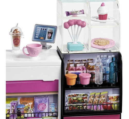Barbie Cafetería Gmw03 Juego De Muñecas