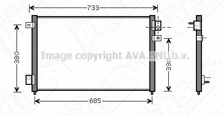 Condensador Ar Condicionado Jaguar S-type 4.2 Se V8 02-05