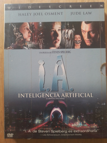 Dvd Inteligencia Artificial I.a. Película Steven Spielberg