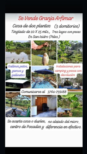 Quinta-camping-s.isidro-pdas.mnes.casa-3 Lagos C/peces-.ting