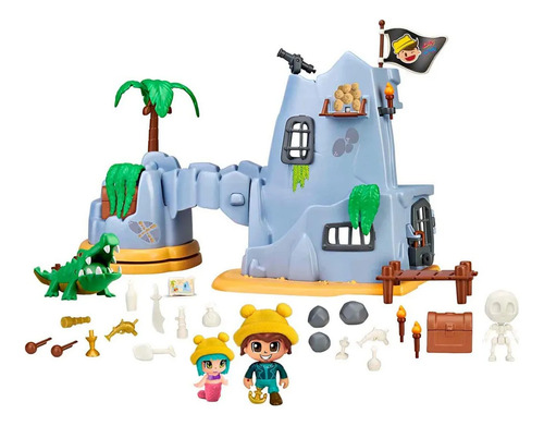 Pinypon Action Duki Dariel Isla Pirata Verde