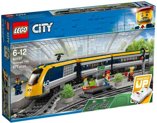 Set De Construcción Lego City Tren De Pasajeros 60197 De