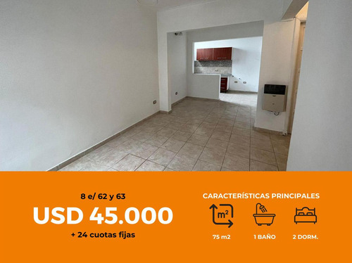 Ph En Venta -  2 Dormitorios 1 Baño - 74mts2 - La Plata [financiado]