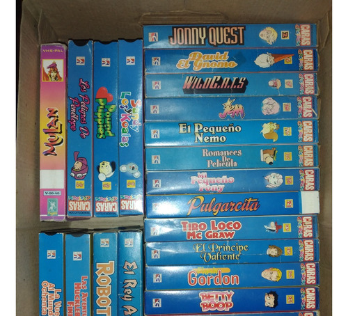 Videos Vhs - Colecc. Caras Cartoons (Usado)