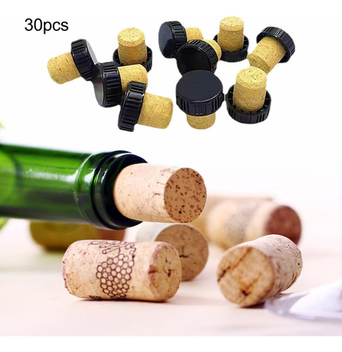 30 Piezas En Forma De T Botella De Vino Corcho Sellador De