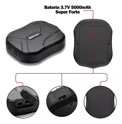 Rastreador Automotivo Gps Sem Fio Tk905 Melhor Mercado Top