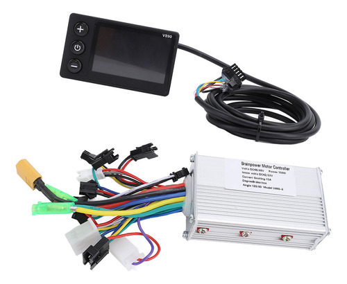 Medidor De Bicicleta Lcd 48v 60v 350w Controlador Sem Escova