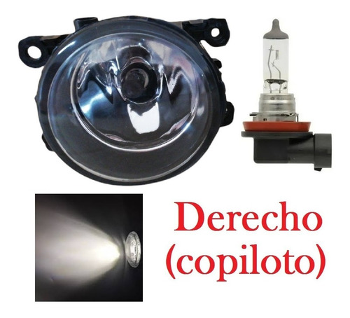 Faro Auxiliar Niebla Halogeno Derecho Honda Civic 2016 2017