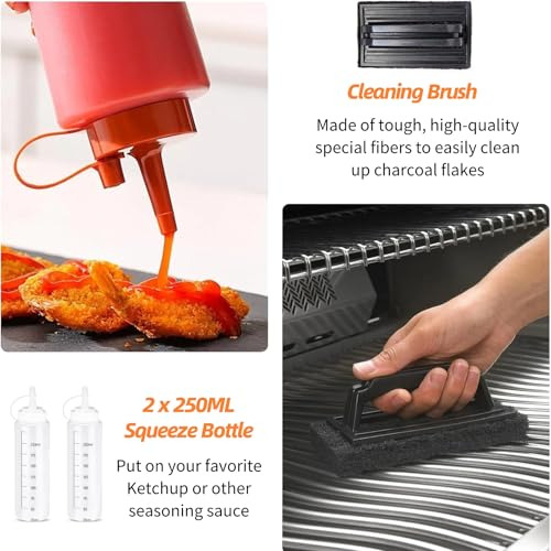 Kit De 9 Accesorios Para Parrilla Al Aire Libre