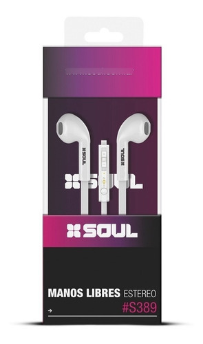 Imagen 2 de 3 de Auriculares Soul Originales Manos Libres Microfono Celular