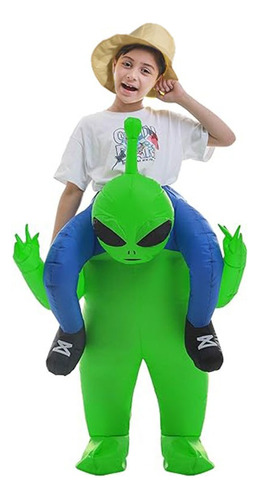 Disfraz De Extraterrestre Inflable Unisex Para Halloween