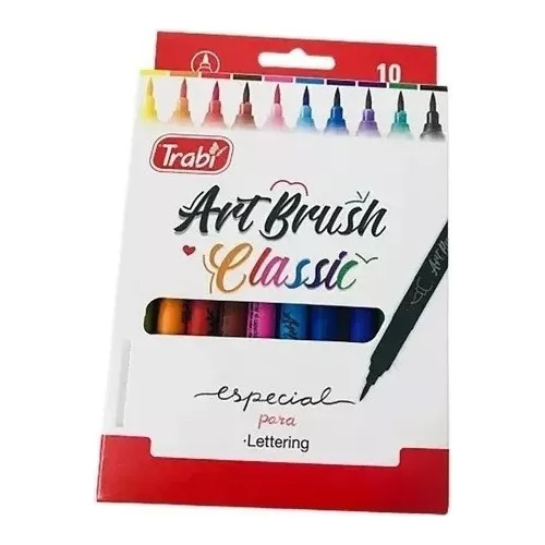 Marcadores Punta Pincel Art Brush Classic X10 Distri Lv