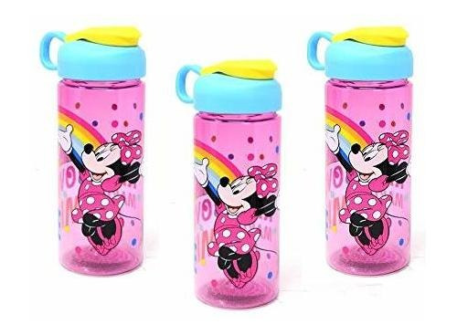 [paquete De 3] Disney Minnie Mouse 16.5oz Kids Sullivan Spor