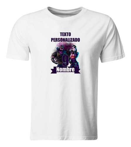 Playera Personalizada Cumpleaños Pc63. Videojuego Gamer Geek