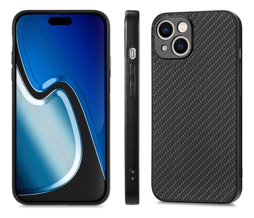Funda De Fibra De Carbono Para Google Pixel 7 5g/pixel 7a/pixel 7 Pro Con Textura De Piel, Ultrafina, Resistente A Los Golpes