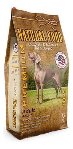 Alimento Natural Food Premium Natural Food  Premium 15k para perro adulto