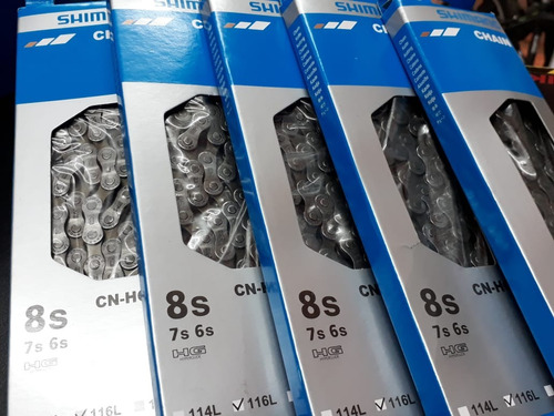 Imagen 3 de 3 de Cadena De Bicicleta Shimano Hg40 8-7-6v. En Caja Original.