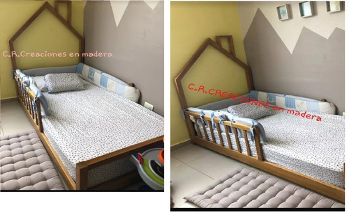 Camas Cunas Montessori Para Niños /as Muebles En Madera