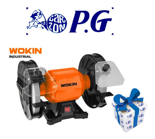 Amoladora De Banco 6 Pulgadas 150w Wokin + Regalo!