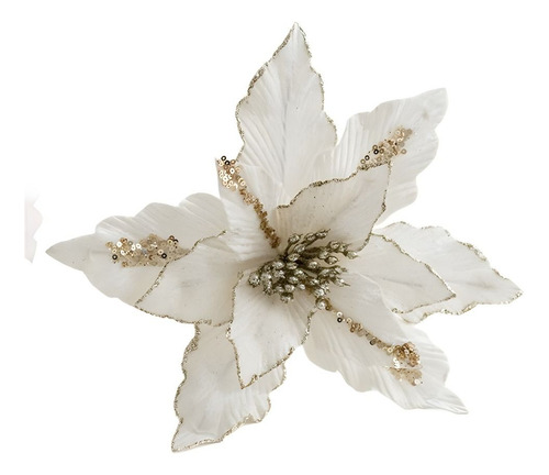 Flores Artificiales Navideñas De 26 Cm, Regalo De Navidad